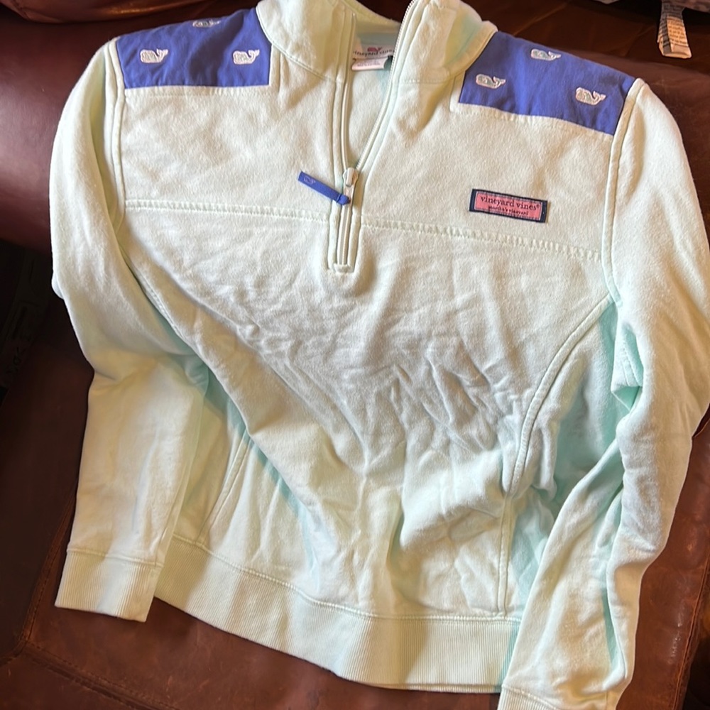 Vineyard Vines sea foam Pullover